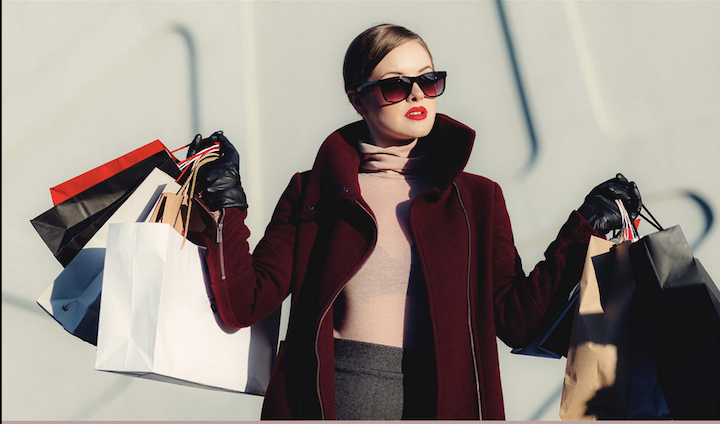 Woman shopping